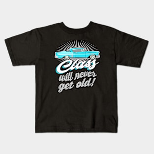 Old Classic Car vintage Saying Kids T-Shirt